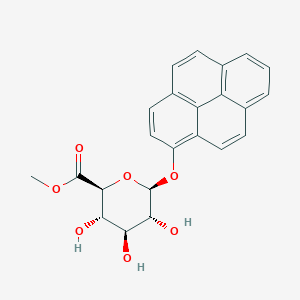 molecular formula C23H20O7 B13422535 1-Hydroxypyrenebeta-D-GlucuronideMethylEster 