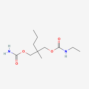 molecular formula C11H22N2O4 B13422546 2-Methyl-2-propyl-1,3-propanediol carbamate ethylcarbamate CAS No. 2589-17-5