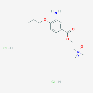 molecular formula C16H28Cl2N2O4 B13422555 Proxymetacaine N-Oxide Dihydrochloride 