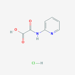 molecular formula C7H7ClN2O3 B13422613 N-(2-Pyridinyl)oxamic Acid Hydrochloride 