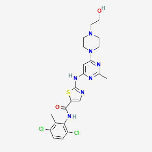 molecular formula C22H25Cl2N7O2S B13422698 5-Chloro Dasatinib 