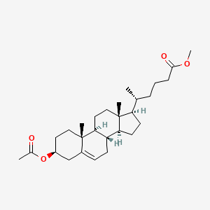 molecular formula C28H44O4 B13422716 Methyl (3beta)-3-(acetyloxy)chol-5-ene-24-carboxylate 