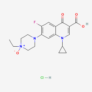 molecular formula C19H23ClFN3O4 B13422718 Enrofloxacin N-Oxide Hydrochloride 