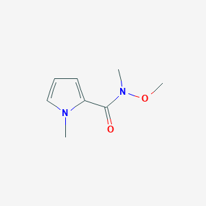 molecular formula C8H12N2O2 B13422734 N-methoxy-N,1-dimethyl-1H-pyrrole-2-carboxamide 