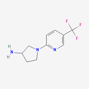 1-(5-(Trifluoromethyl)pyridin-2-yl)pyrrolidin-3-amine