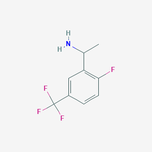1-(2-Fluoro-5-(trifluoromethyl)phenyl)ethanamine