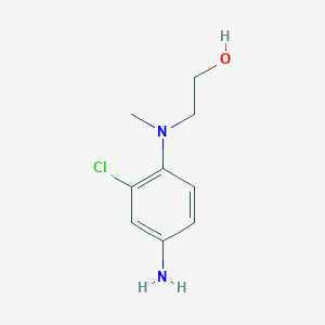 2-(4-Amino-2-chloromethylanilino)-1-ethanol