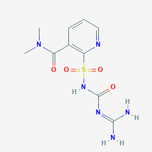 molecular formula C10H14N6O4S B13422806 Des-4,6-dimethoxypyrimidine Formimidamide Nicosulfuron 