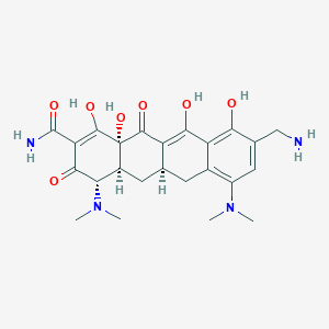 molecular formula C24H30N4O7 B13422824 9-(Aminomethyl)minocycline 