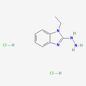 1-Ethyl-2-hydrazino-1H-benzimidazole dihydrochloride