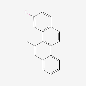 molecular formula C19H13F B13422937 3-Fluoro-5-methylchrysene CAS No. 64977-45-3