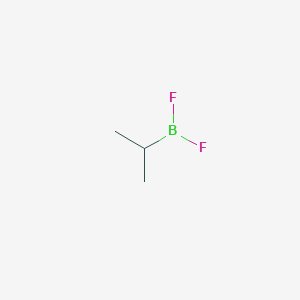 molecular formula C3H7BF2 B13422940 Isopropyldifluoroborane CAS No. 3857-03-2