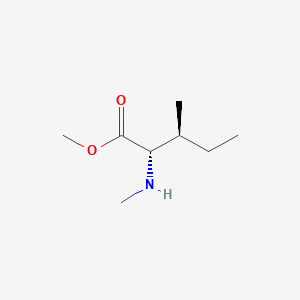 molecular formula C8H17NO2 B13422961 methyl (2S,3S)-3-methyl-2-(methylamino)pentanoate 