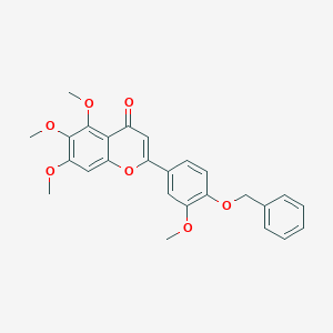 molecular formula C26H24O7 B13423004 Des-(O-Methyl-O-benzyl) Dihydroxy Jaceosidin 