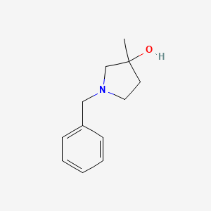 molecular formula C12H17NO B1342304 1-Benzyl-3-methylpyrrolidin-3-OL CAS No. 96567-93-0