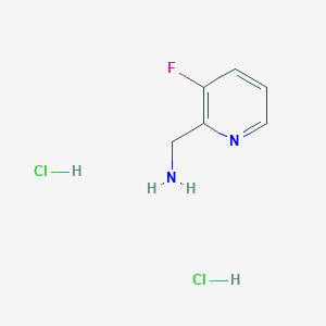 molecular formula C6H9Cl2FN2 B1342305 (3-Fluoropyridin-2-yl)methanamine dihydrochloride CAS No. 312904-49-7