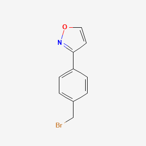 3-(4-(Bromomethyl)phenyl)isoxazole