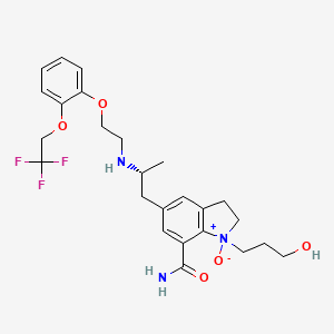 molecular formula C25H32F3N3O5 B13423103 Silodosin N-Oxide 