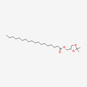 molecular formula C24H46O4 B13423104 Stearic acid, (2,2-dimethyl-1,3-dioxolan-4-yl)methyl ester 