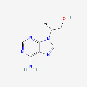 molecular formula C8H11N5O B13423109 (R)-2-(6-Amino-9H-purin-9-yl)propan-1-ol 