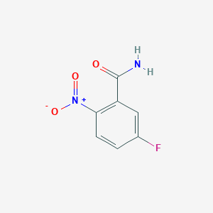molecular formula C7H5FN2O3 B1342311 5-Fluoro-2-nitrobenzamide CAS No. 77206-97-4