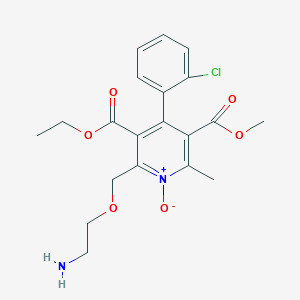 molecular formula C20H23ClN2O6 B13423125 Dehydro Amlodipine N-Oxide 