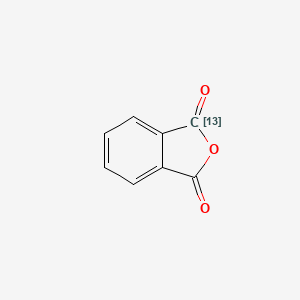 molecular formula C8H4O3 B13423213 Phthalic Anhydride-13C 