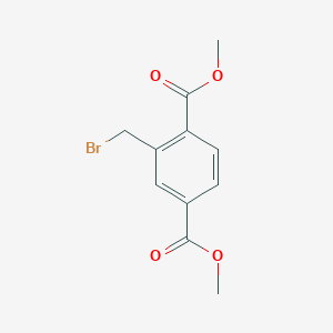 molecular formula C11H11BrO4 B1342325 2-Bromomethyl-terephthalic acid dimethyl ester CAS No. 57834-13-6