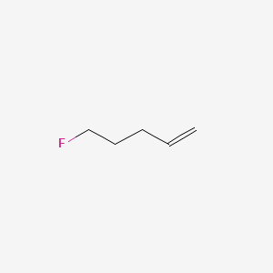 molecular formula C5H9F B13423255 1-Pentene, 5-fluoro- CAS No. 407-79-4