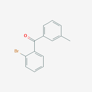 molecular formula C14H11BrO B1342328 2-Bromo-3'-methylbenzophenone CAS No. 294878-58-3