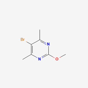 molecular formula C7H9BrN2O B13423307 5-Bromo-2-methoxy-4,6-dimethyl-pyrimidine 