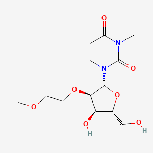 molecular formula C13H20N2O7 B13423309 m3Ura-MeOEt(-2)Ribf 