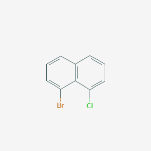 molecular formula C10H6BrCl B1342333 1-Bromo-8-chloronaphthalene CAS No. 20816-79-9