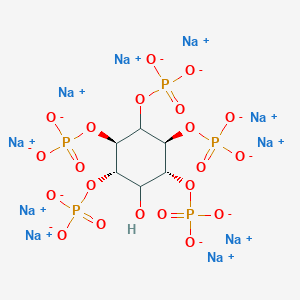 molecular formula C6H7Na10O21P5 B13423339 myo-Inositol 1,2,3,4,6-pentakis(dihydrogen phosphate) decasodium salt 
