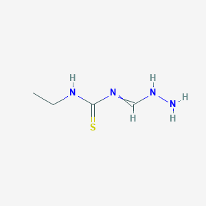 molecular formula C4H10N4S B13423343 N-Ethyl-N'-(hydrazinylmethylidene)thiourea CAS No. 44830-57-1