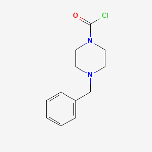 molecular formula C12H15ClN2O B1342335 4-benzylpiperazine-1-carbonyl Chloride CAS No. 63763-66-6