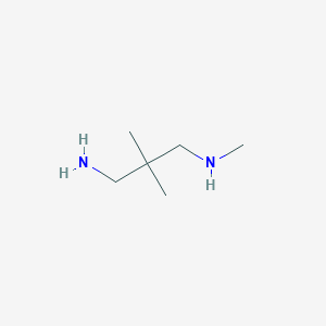 molecular formula C6H16N2 B1342339 (3-Amino-2,2-dimethylpropyl)(methyl)amine 