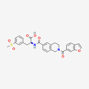 molecular formula C29H26N2O7S B13423408 Lifitegrast impurity D 