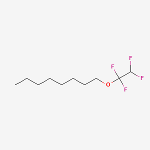 molecular formula C10H18F4O B13423409 Ether, octyl 1,1,2,2-tetrafluoroethyl CAS No. 30719-68-7