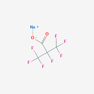molecular formula C4F7NaO2 B13423490 Sodium 2,3,3,3-tetrafluoro-2-(trifluoromethyl)propanoate 