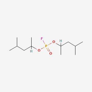 molecular formula C12H26FO3P B13423492 Di(1,3-dimethyl-n-butyl) fluorophosphate CAS No. 311-60-4