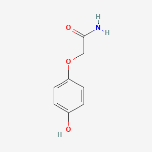 molecular formula C8H9NO3 B1342353 2-(4-Hydroxyphenoxy)acetamide CAS No. 22446-14-6