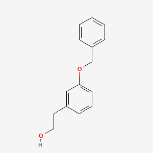 molecular formula C15H16O2 B1342356 2-(3-(Benzyloxy)phenyl)ethanol CAS No. 177259-98-2