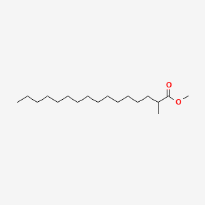 molecular formula C18H36O2 B13423576 Methyl 2-methylhexadecanoate CAS No. 2490-53-1