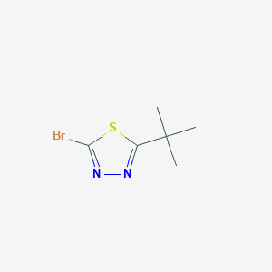 molecular formula C6H9BrN2S B1342359 2-Bromo-5-tert-butyl-1,3,4-thiadiazole CAS No. 88370-06-3