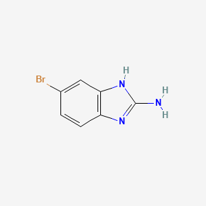 molecular formula C7H6BrN3 B1342363 5-bromo-1H-benzo[d]imidazol-2-amine CAS No. 791595-74-9