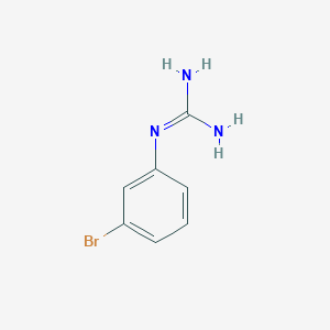 molecular formula C7H8BrN3 B1342365 1-(3-溴苯基)胍 CAS No. 870780-73-7