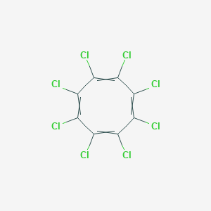 molecular formula C8Cl8 B13423654 1,2,3,4,5,6,7,8-Octachlorocycloocta-1,3,5,7-tetraene CAS No. 24648-09-7