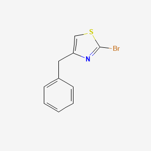 molecular formula C10H8BrNS B1342366 4-Benzyl-2-bromothiazole CAS No. 73553-79-4