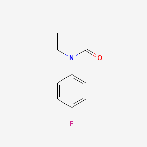 molecular formula C10H12FNO B13423665 Acetamide,N-ethyl-N-(4-fluorophenyl)- 